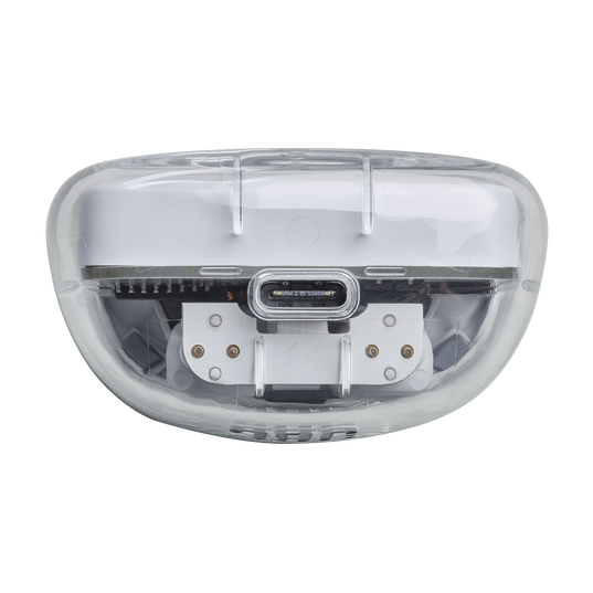 JBL Tune Flex Ghost Edition - White Ghost - True wireless Noise Cancelling earbuds - Bottom